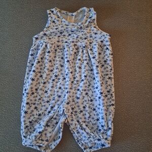 GAP Kids One Piece - Blue and White Star Pattern 3 To 6 Months